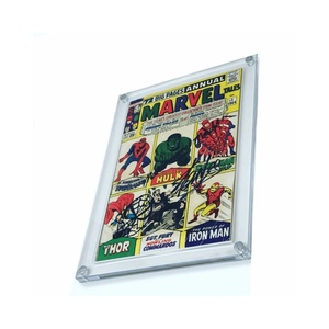 Vetrina <span class=keywords><strong>per</strong></span> <span class=keywords><strong>fumetti</strong></span> in acrilico magnetico con cornice Lucite di protezione UV - Product Image 2