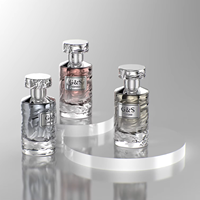 Flacon de parfum de luxe G&S Custom Design Premium 100 ml, impression sérigraphique, logo personnalisé, vaporisateur à pompe, flacon de parfum vide en verre