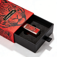 Boîte à tiroir rigide personnalisée en gros pour parfums et bougies avec insert en carton transparent, emballage de présentation artisanal pour boutique