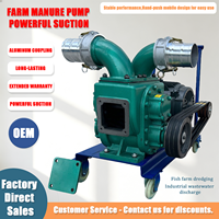 Pompe à eaux usées métallique DaringFish 30m/h ~ 55m/h pour système d'irrigation agricole, puissante, auto-amorçante et anti-colmatage