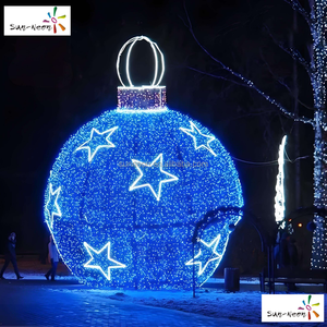 Bola de Navidad LED IP44 IP65, tamaño personalizable, luz decorativa gigante para festividades - Product Image 1