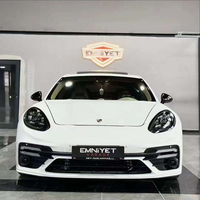 Applicable aux Panamera 970.1-970.2 de 2010 à 2016, mise à niveau vers la carrosserie 971, composants avant, kit carrosserie avant TurboS, phares avant.