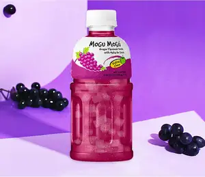 Thai Imported Mogu Mogu Drink Lychee Flavor With Coconut Jelly And Grape Flavor 320ml Beverage
