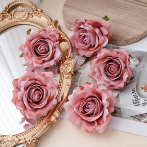 ดอกกุหลาบกำมะหยี่ CallaFloral สีชมพูเข้ม ดอกไม้ประดิษฐ์เหมือนจริง สำหรับตกแต่งงานแต่งงาน ผ้าทอแบบแพน - Product Image 2
