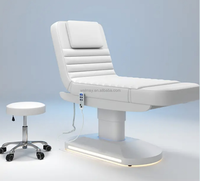 Table de massage électrique incurvée pour soins du visage, lit de massage portable, ensemble de mobilier de salon avec éponge haute densité et conception durable
