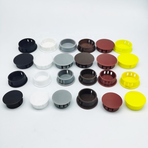 ナイロンプラグロックパネル穴カバー/プラスチックスナップインブランクロックホールプラグ - Product Image 3