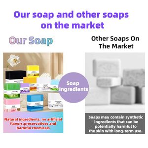 En Çok Satan Toptan El Yapımı Organik C Vitamini Lavanta Anti-Akne Cilt Sabunu Erkekler İçin Nemlendirici Beyazlatıcı Yağ Kontrolü - Product Image 6