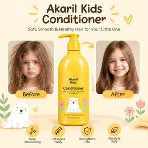 Akaril 370ml Crème Capillaire Nourrissante à la Camomille et Céramide, Enrichie en Huile de Jojoba Naturelle, pour Cheveux Frisés d'Enfants – Approvisionnement Direct Usine - Product Image 2
