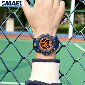 Relojes Deportivos de Moda Resistentes SMAEL 8075 para Hombre, Relojes de Pulsera Digitales de Lujo, Relojes LED Luminosos con Alarma y Fecha - Product Image 1