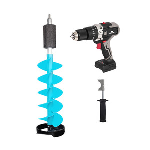 <b>Electric</b> Ice Drill Nylon Floatable With <b>Spiral</b> Bit For Ice Fishing Freshwater Fish - Product Image 5
