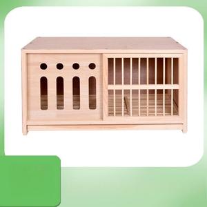 Jaula de cría de palomas de madera maciza, caja de anidación de palomas mensajeras para emparejar, jaula para perros pequeños con equipo esencial para aves - Product Image 6