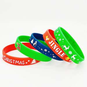 Pulseras de silicona personalizadas Haga sus propias pulseras de goma con mensaje o logotipo Pulsera personalizada - Product Image 4