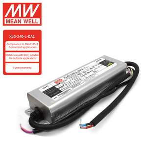 Nuovi Prodotti Mean Well XLG DA2 50w 75w 100w 150w 200w 240w 320w 12v 24v <span class=keywords><strong>Driver</strong></span> <span class=keywords><strong>LED</strong></span> con Dimmerazione Digitale <span class=keywords><strong>DALI</strong></span> 2 - Product Image 5