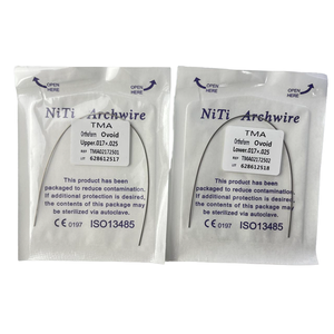 Fili <span class=keywords><strong>TMA</strong></span> ortodontici di fabbrica per uso medico completo rettangolari rotondi in lega di titanio molibdeno <span class=keywords><strong>TMA</strong></span> Archwires - Product Image 2