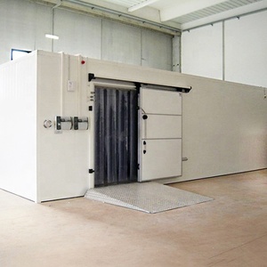 Énergie solaire -18 ℃   Chambre froide de stockage pour viande de bœuf, congélation de poisson, avec unité de condensation - Product Image 1