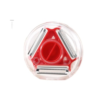 ชุดเครื่องมือปอกเปลือก 3 in 1 รุ่น Best 1PC  แบบมหัศจรรย์  รวมทั้งที่ปอก ที่หั่น ที่ขูด  พร้อมใบมีดอเนกประสงค์สำหรับปอกเปลือก หั่นเส้น ขูด  สำหรับใช้ในครัว - Product Image 1