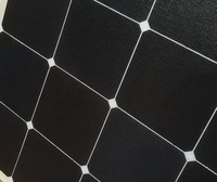 Panneaux solaires monocristallins flexibles PCB Sunpower haute efficacité 55W 50W Watt 9V en stock à bon prix