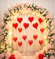 Ensemble de ballons en aluminium de 16 pouces en forme de lettre US « I LOVE YOU », décoration de fête de mariage et de confession