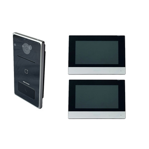 HIK DS-KV6133-WME1 + DS-KH6320-WTE1 vidéo porte téléphone 1080P caméra 7 pouces écran tactile Hik-connect App PoE IR supplément un bouton - Product Image 1