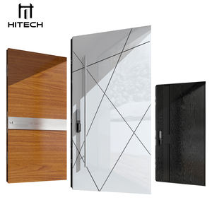 Hitech-US Puertas de acero inoxidable de primera calidad Puerta pivotante de aluminio Puerta de entrada exterior de aluminio - Product Image 2