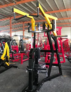 Máquina de treino de ginástica com placa de força para academia comercial, máquina de linha alta iso-lateral para treinamento esportivo