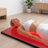 Matras Terapi Cahaya Merah Kelas Medis GLPE, Terapi Inframerah, Perangkat Terapi LED untuk Penggunaan di Rumah, Selimut Terapi Cahaya Merah, Matras Yoga