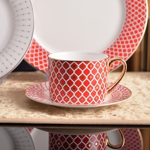Platos de Cerámica de Lujo con Diseño de Diamantes para Verduras y Postres, Platos para Comida Occidental - Product Image 2