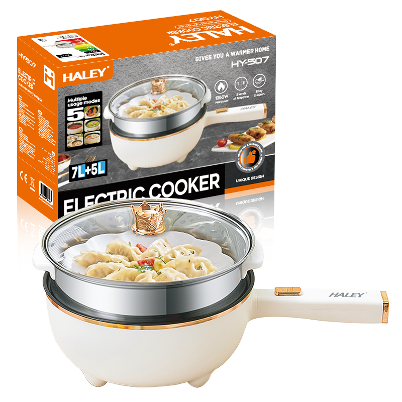Электрическая кухонная плита, 7 л + 5 л