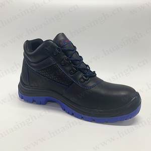 LXG, personal del aeropuerto, botas de seguridad industriales antiestáticas de estilo de corte bajo, inserción de punta de fibra de vidrio, precio barato, zapatos de seguridad Azules HSB272 - Product Image 2
