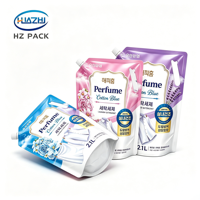 Pochettes Doypack à bec verseur de 1L à 5L, anti-fuite, personnalisables, pour emballage de tampons, détergent lessive, lotion corporelle/mains