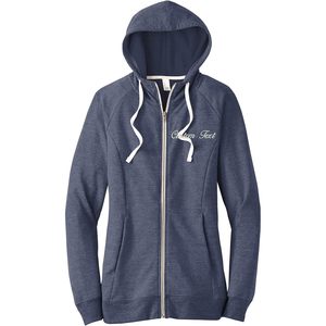 Sudadera personalizada DT456 Perfect Tri French Terry con capucha y cremallera para mujer 2025 con costuras bordadas multicolores - Product Image 1