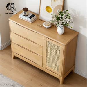 Meuble de rangement en bois pour salon, style bois de chauffage, fabriqué en usine, à bas prix, personnalisable, en stock, prêt à être expédié, nouvelle mode. - Product Image 5