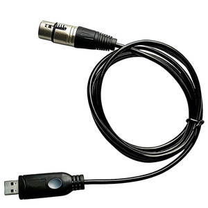 USB naar DMX interface adapter RS485 converter seriële 3-pins XLR LED DMX512 Freestyler software pc naar podiumbesturing dimmerkabel - Product Image 5