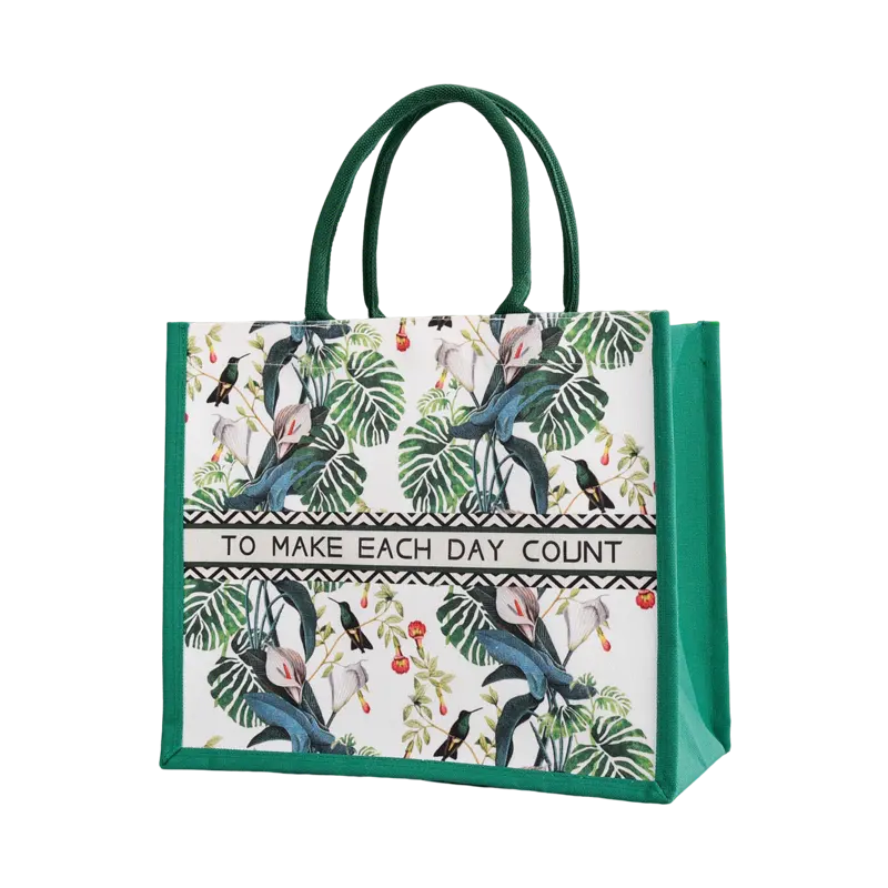 Lüks bayan çanta sürdürülebilir özel tuval bookTote çanta markanızı sergilemek için yeşil ve şık bir yol