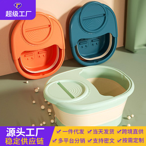 Folding Foot Bath Tub Plastic Massage Function Portable For Adult Foot Care - Product Image 5