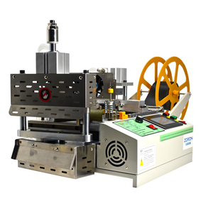 Macchina Taglia Nastri Automatica per <span class=keywords><strong>Cartoleria</strong></span>, Abbigliamento e Tessuti con Chiusura a Nastro - Product Image 5