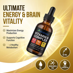 Ausreson OEM <span class=keywords><strong>Vitamine</strong></span> B12 <span class=keywords><strong>B6</strong></span> <span class=keywords><strong>B1</strong></span> Liquide Énergie Cerveau Cœur Compléments Alimentaires <span class=keywords><strong>Prix</strong></span> de Gros <span class=keywords><strong>Vitamine</strong></span> B Complexe Liquide en Gouttes pour Adultes - Product Image 3