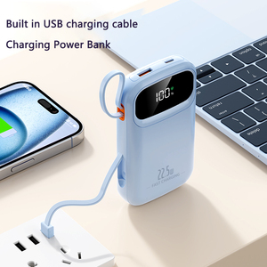 Nhà Máy USB Loại C Powerbank 20000 mAh 20W + 22.5W PD + QC LED ánh sáng sạc nhanh ngân hàng điện 20000 mAh pin bên ngoài - Product Image 2