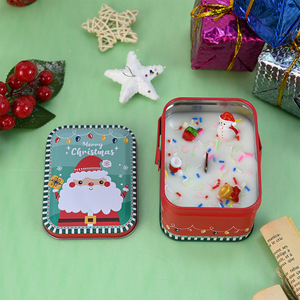 <span class=keywords><strong>Velas</strong></span> Aromáticas de Cera de Soja Hechas a Mano de Marca Privada, <span class=keywords><strong>Velas</strong></span> Perfumadas de Lujo Personalizadas, Juegos de Regalo en Frascos Metálicos - Product Image 5