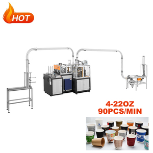 <span class=keywords><strong>Machine</strong></span> de fabrication de gobelets jetables de 8 à 16oz <span class=keywords><strong>machine</strong></span> à papier pour gobelets à double paroi <span class=keywords><strong>machine</strong></span> à gobelets en papier <span class=keywords><strong>enduit</strong></span> PE simple et double zkt-09h - Product Image 1
