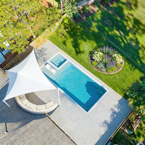 Villa de Piscina Prefabricada Rectangular de Fibra de Vidrio de Primera Calidad, Piscina de Jardín de Fibra de Vidrio de Lujo, Contenedor Grande - Product Image 4