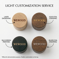 Vietnam WeWood Bouchon en bois premium pour parfum, couvercle cylindrique en bois, fermeture ronde, accessoire d'emballage de parfum