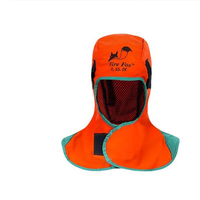 Soudage Anti-Chaud Isolation Thermique Bleu Ignifuge Cap Ignifuge Splash Soudeur Tête Couverture Dur Chapeau