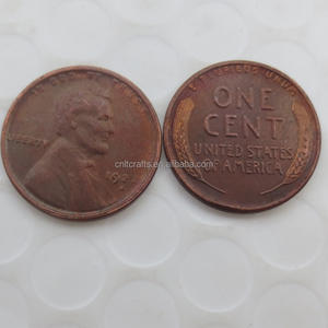 Koin Logam Peringatan Replika Tembaga Lincoln Penny 1922 D S, Imitasi Grosir, Kesalahan Posisi Luar, Koin Logam Replika - Product Image 2