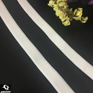 Accessoires de sous-vêtements Sangle de soutien-gorge en nylon de 10mm en rouleau Sangle de soutien-gorge élastique longue en nylon blanc de haute qualité - Product Image 1