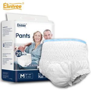 Couches-culottes super douces Elintree pour adultes seniors, haute absorption, <span class=keywords><strong>protection</strong></span> anti-fuites, tissu non tissé, <span class=keywords><strong>protection</strong></span> contre l'incontinence <span class=keywords><strong>urinaire</strong></span> - Product Image 1