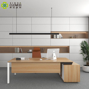 <span class=keywords><strong>Muebles</strong></span> de Oficina, Escritorio Ejecutivo, Estructura Metálica Moderna y Superficie de Madera, Garantía de 5 Años - Product Image 6