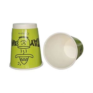 Gobelet en carton biodégradable personnalisé à double paroi de 8 oz avec couvercles pour emporter, idéal pour Noël - Product Image 1