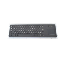 Clavier monté mécanique de kiosque en métal industriel de l'acier inoxydable IP65 avec le Touchpad ou la boule de commande ou avec la sélection de contre-jour