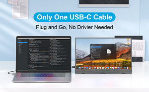 Monitores pequeños LED LCD de 13,3 pulgadas, pantalla táctil 4K 3840*2160P, Monitor de juego, pantalla de Panel IPS, pantalla USB, Monitor portátil para PS5 - Product Image 3